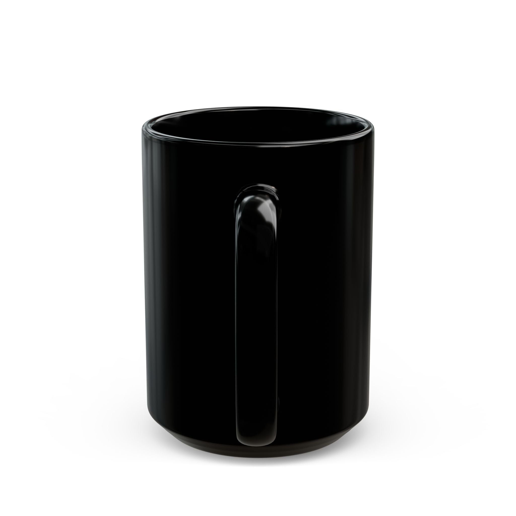 Prime Numbers Black Coffee Mug – Neon Graffiti Math Design (11oz & 15oz)
