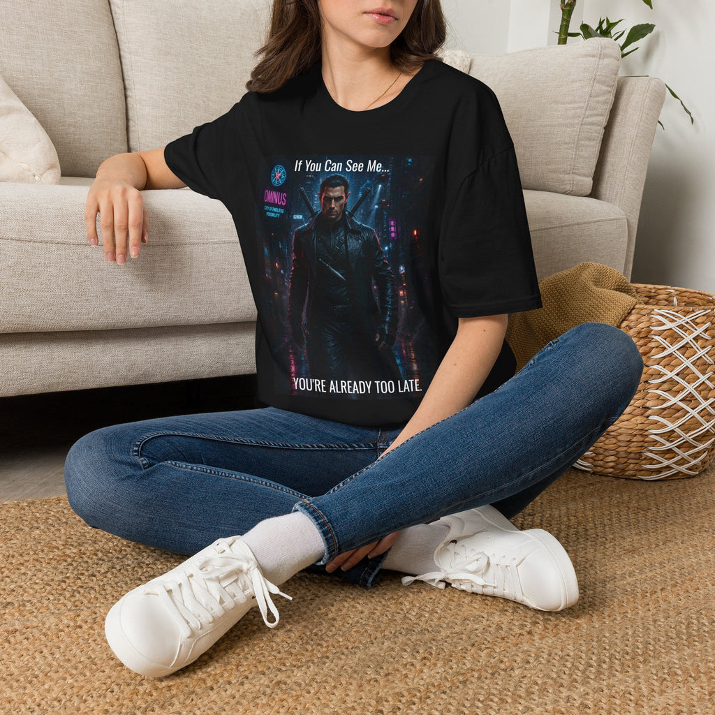 Whisper Character T-Shirt — "If You Can See Me... You're Already Too Late"