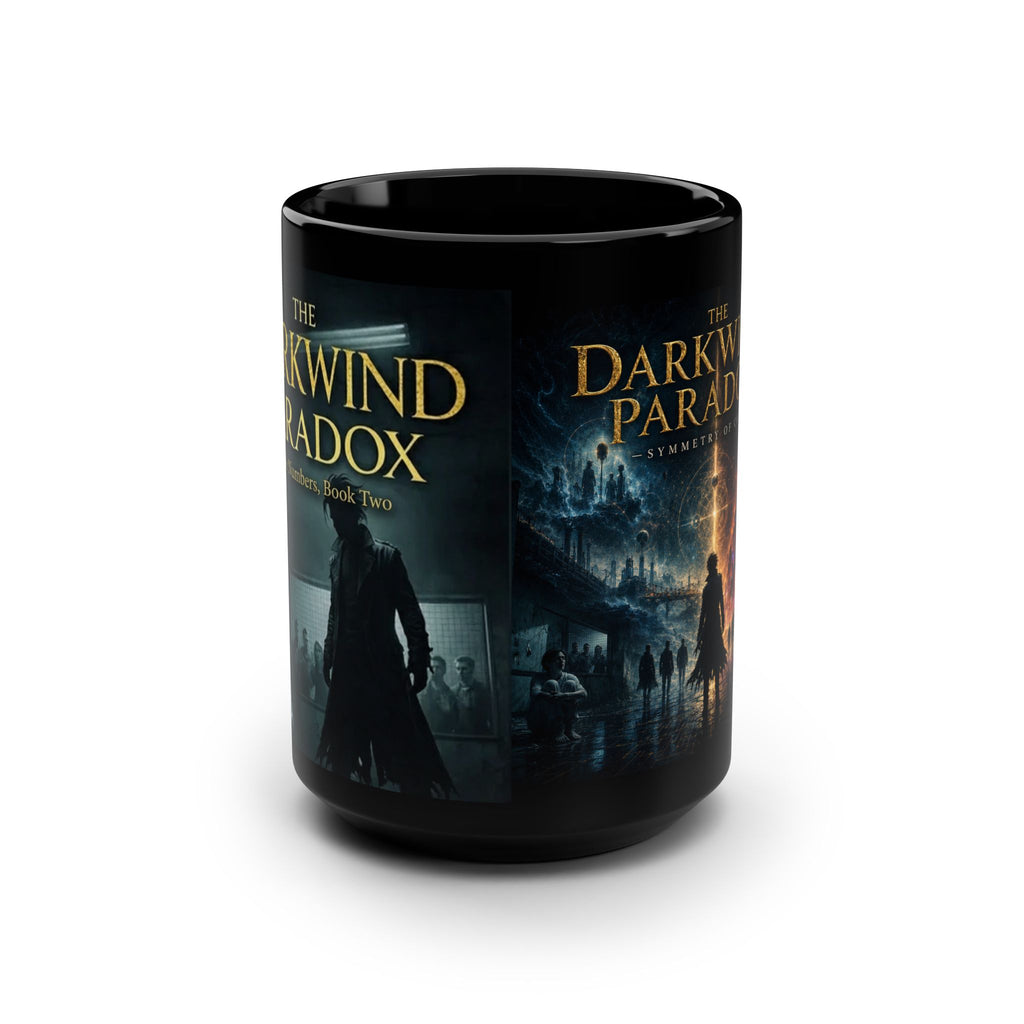 The Darkwind Paradox Mug | Fantasy Book Cover Black 15oz