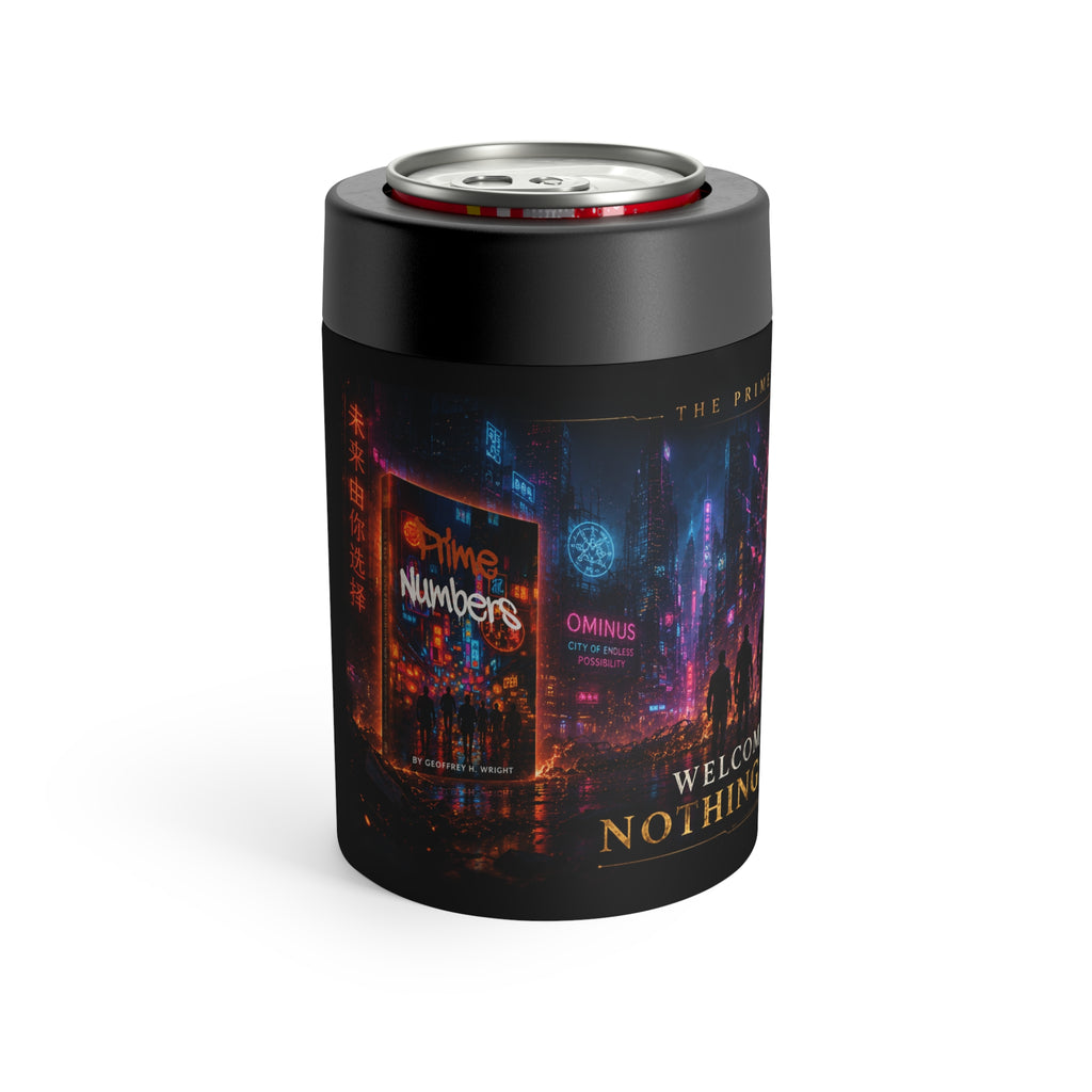 Prime Numbers Saga Can Holder — "Nothing Stays Buried" Insulated Drink Cooler
